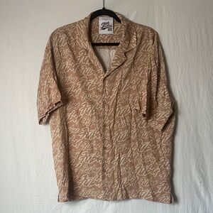 Forever 21 FUBU Short Sleeve Button-Up Shirt